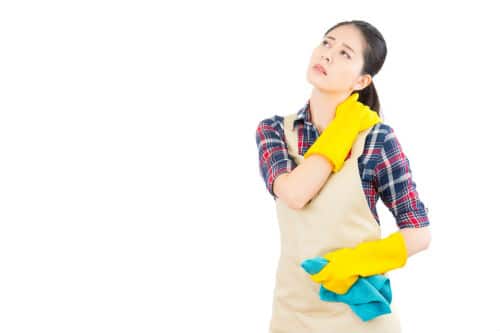 Neck Pain During Cleaning